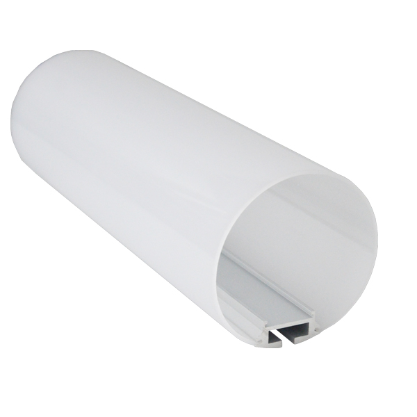 Round Channel Diffuser Dome Top for Double Row LED Strip Lighting Round Channel Diffuser Dome Top for Double Row LED Strip Lighting